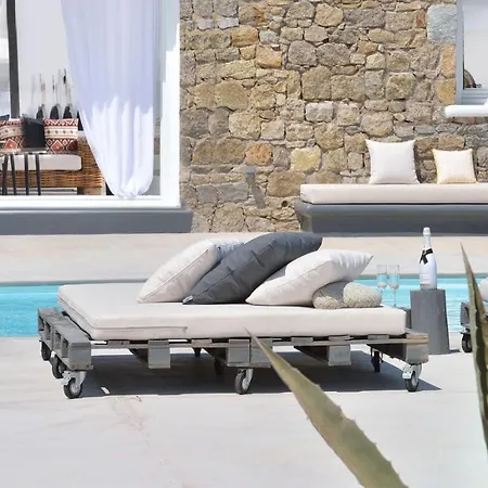 Aqua 1, Private Pool And Jacuzzi, Mykonos Villa Mykonos Town